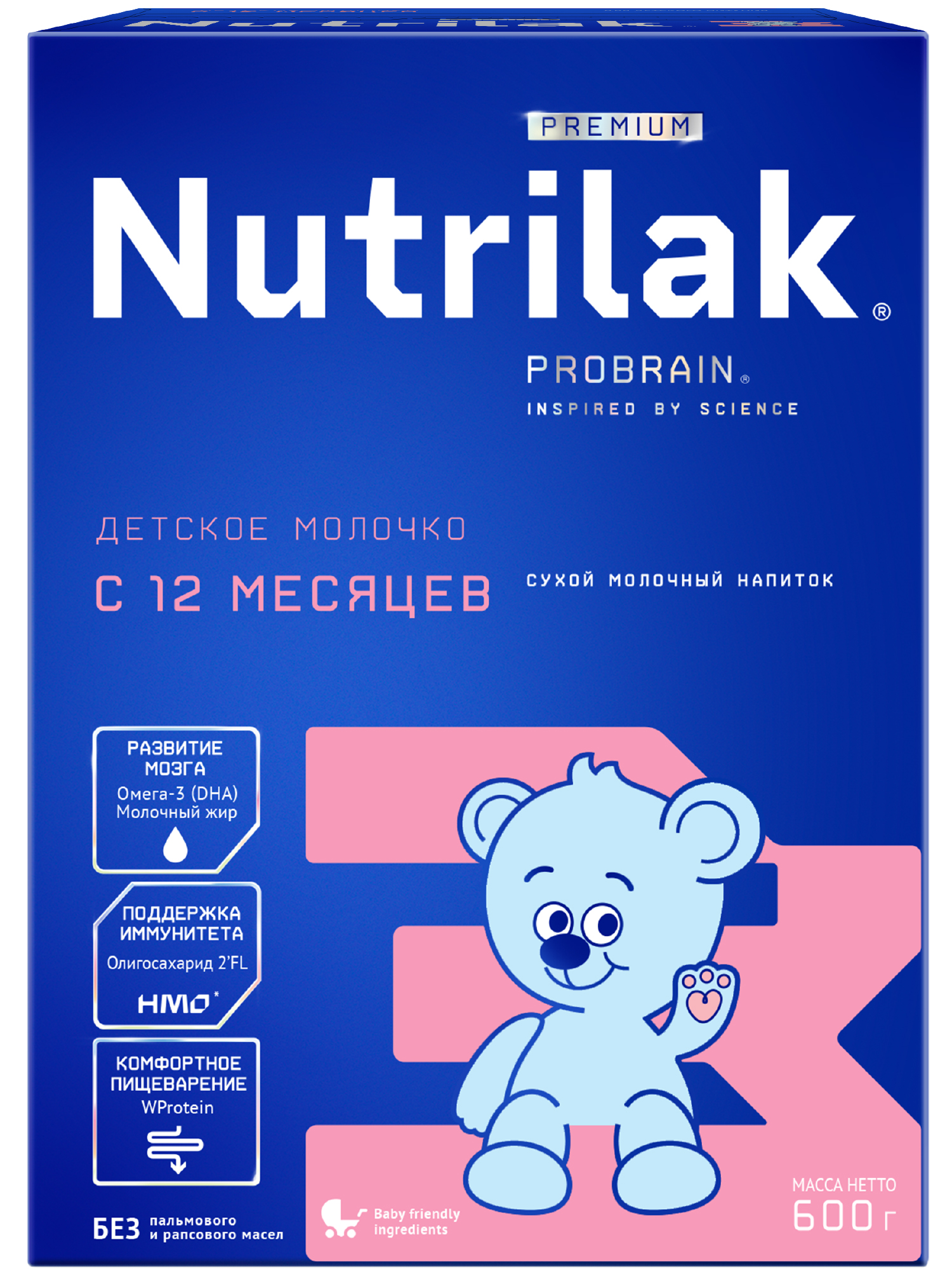 

Смесь молочная сухая Nutrilak Premium 3, 600 г