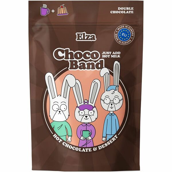 Напиток Elza Choco Band Creamy Hot Chocolate на основе шоколада 200 г
