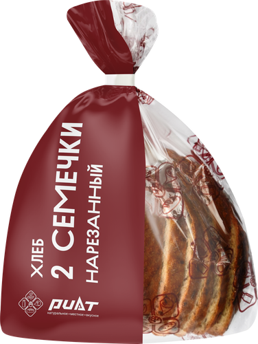 

Хлеб РИАТ 2 семечки нарезка 200 г