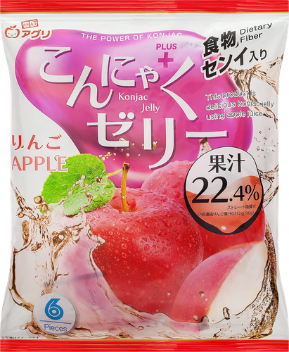 

Желе Yukiguni Aguri Конняку со вкусом яблока 6 шт. 96 г