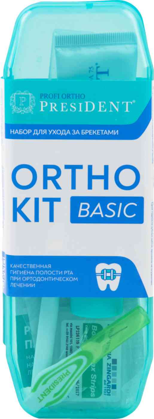 

Набор для ухода за брекетами President Profi Ortho Kit Basic