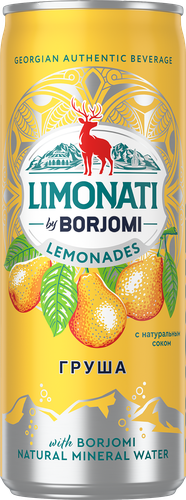 

Напиток Borjomi Лимонад со вкусом груши газированный 330 мл