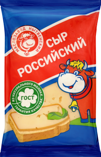 

Сыр полутвердый Маслозавод Нытвенский Российский 50% 180 г