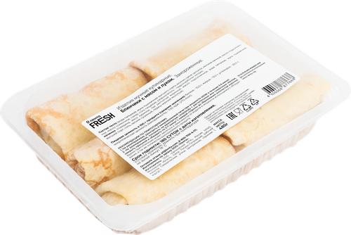 

Блинчики Лента Fresh с мясом и луком, 480 г