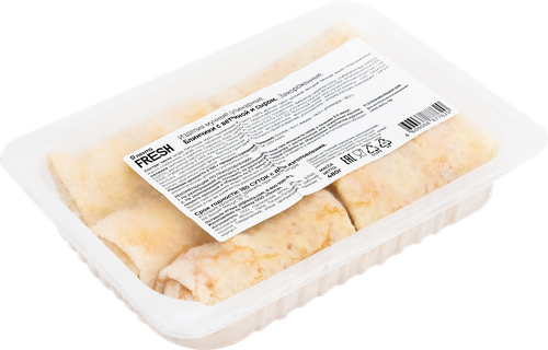 

Блинчики Лента Fresh с ветчиной и сыром, 480 г