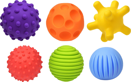 Игрушка развивающая Fancy Baby Тактилики 6 шт.