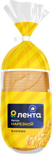 

Батон Лента Нарезной новый в нарезке 350 г