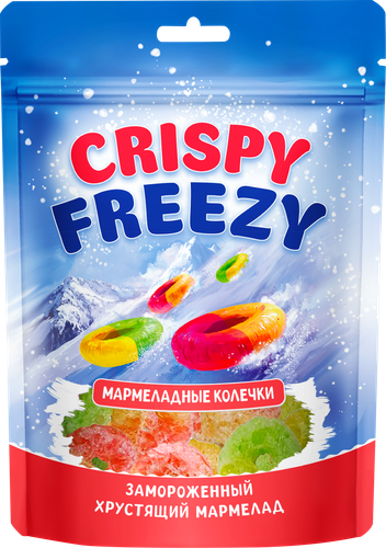 

Мармелад жевательный Fresh Box Crispy Freezy колечки, сублимированный, 45 г