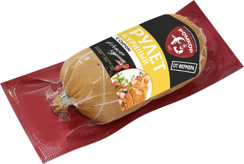 

Рулет куриный Ромкор с сыром в/у 300 г