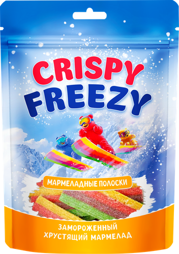 

Мармелад жевательный Crispy Freezy Fresh Box полоски сублимированный 85 г