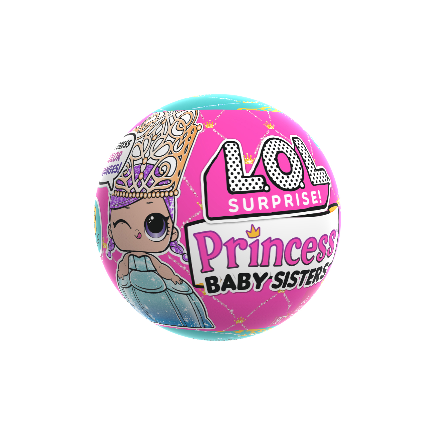 

Кукла мини L.O.L. Surprise! Princess Baby Sisters Tots 1 шт. дизайн в ассортименте