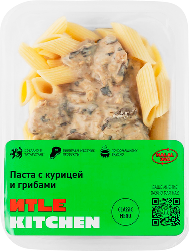 

Паста Иtle Kitchen с курицей и грибами 250 г