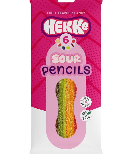 Мармелад жевательный Hekke Карандаши ассорти 6 вкусов 70 г