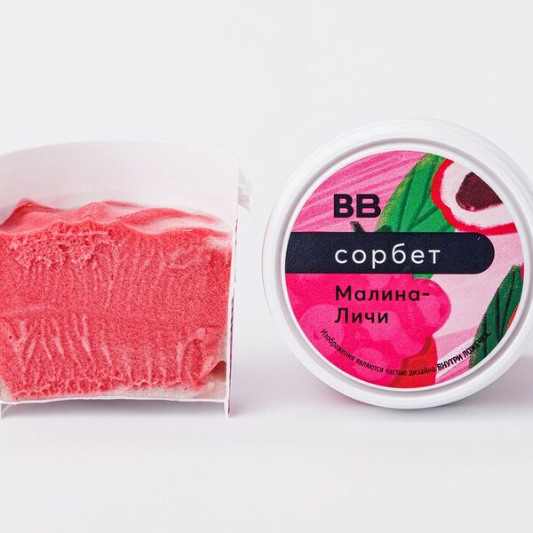 Сорбет Малина-Личи Продукт замороженный