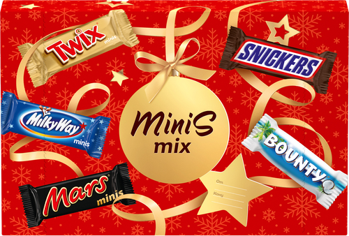 

Набор мини батончиков Minis Mix подарочная коробка 160 г