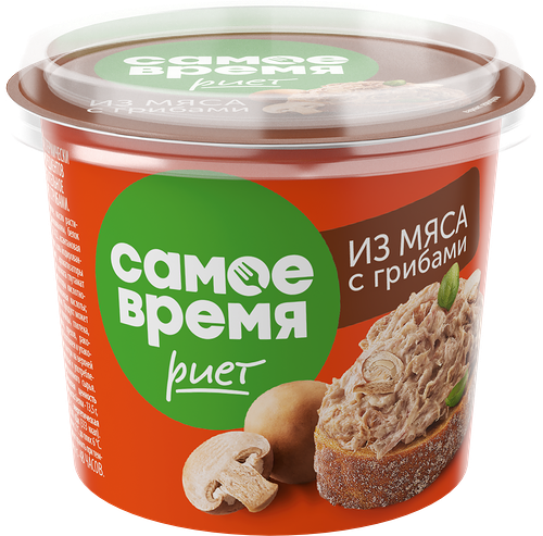 Риет Самое время с грибами 150 г