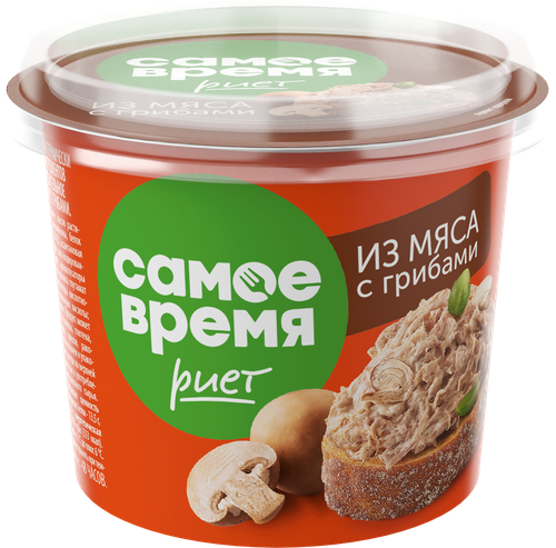 

Риет Самое время с грибами 150 г