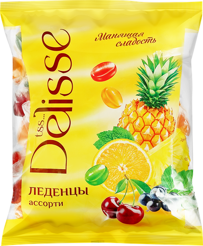 

Карамель леденцовая Delisse Мини Ассорти 250 г