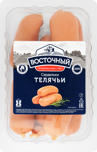 

Сардельки Восточный Телячьи вес