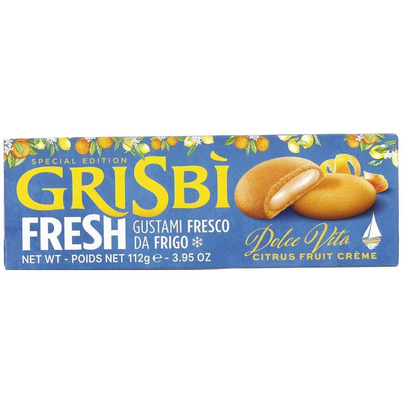 

Печенье Grisbi цитрусовый крем 112 г