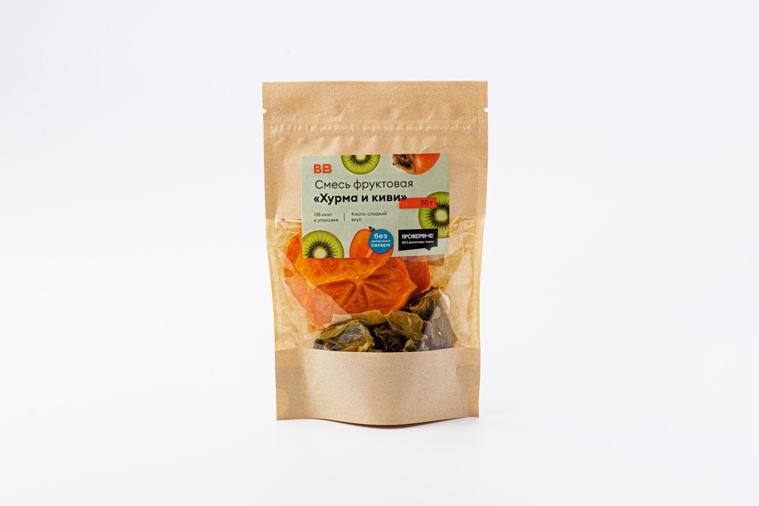 

Смесь ВкусВилл фруктовая Хурма и Киви 50 г