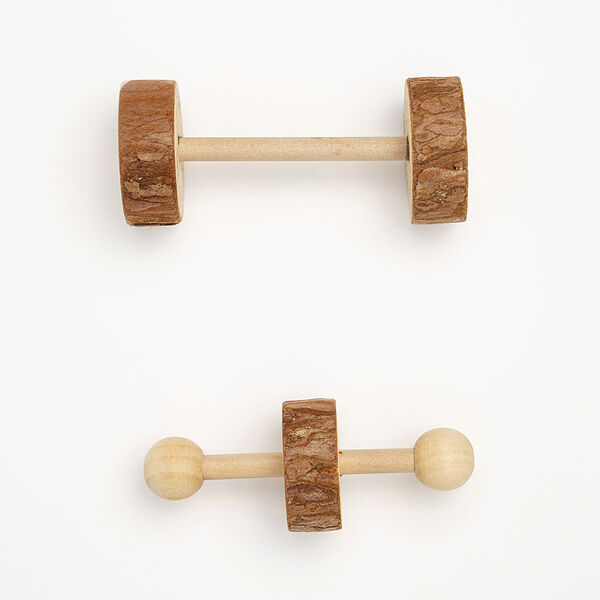 Набор игрушек для грызунов Petmax Гантели, 4.5x9 см