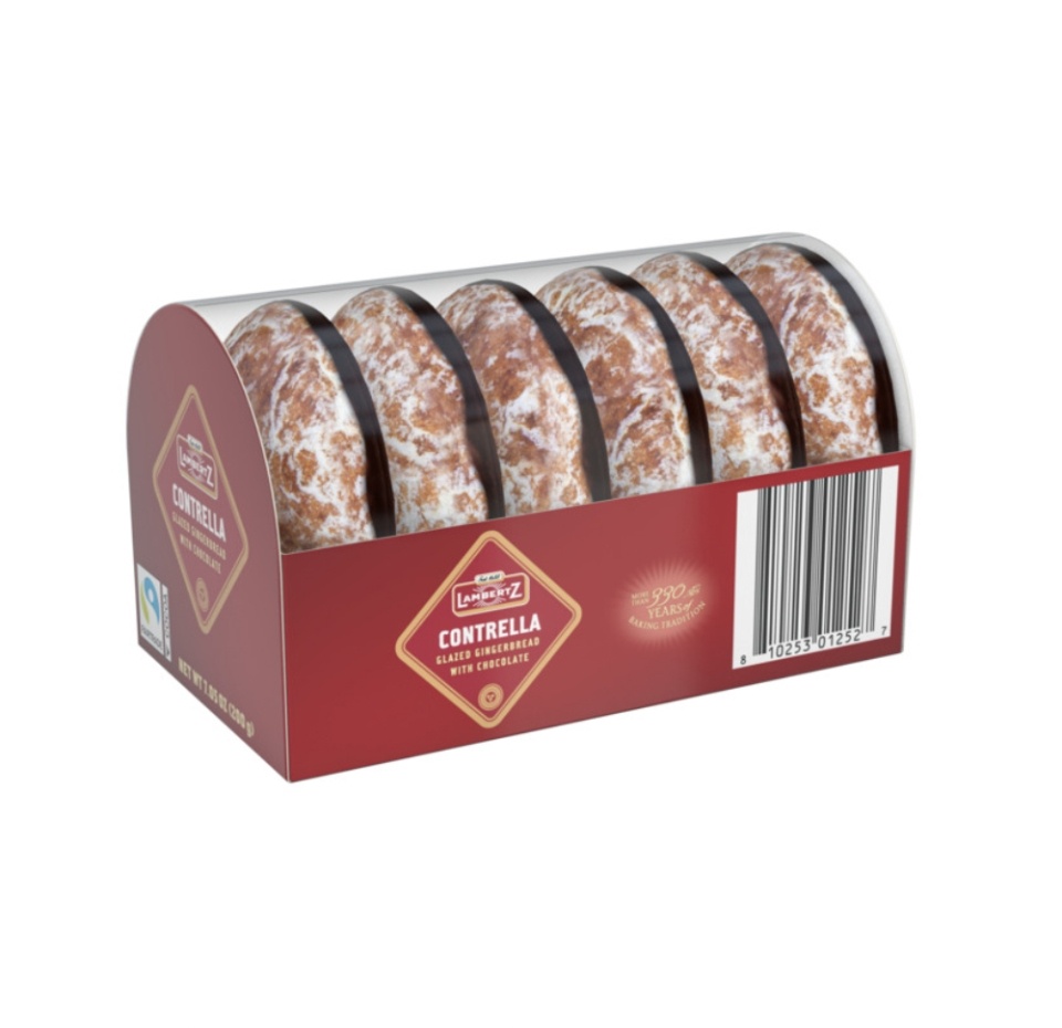 

Пряники имбирные Henry Lambertz Contrella мятные с шоколадом, 200 г