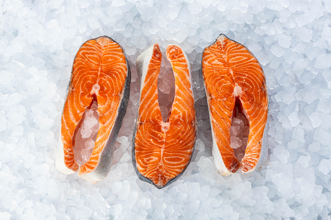 

Семга ВкусВилл стейк премиум охлажденный вес