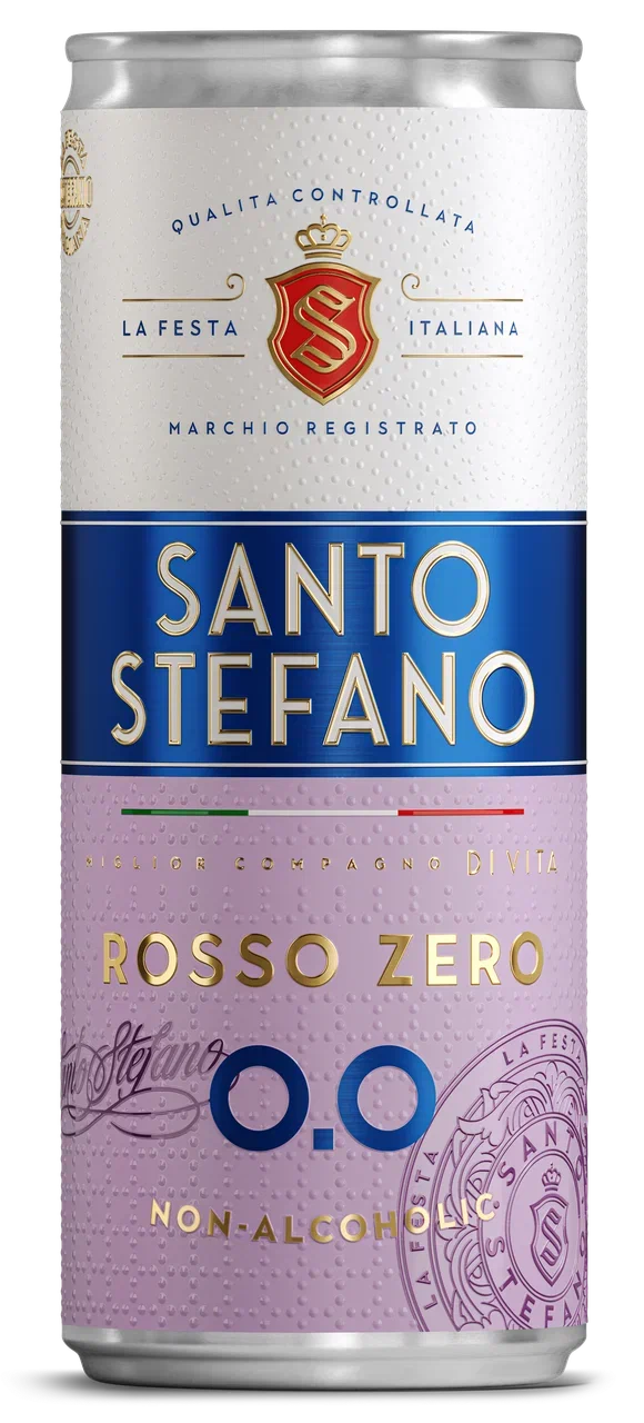 

Игристое безалкогольное Santo Stefano красное п/сл 0.25 л