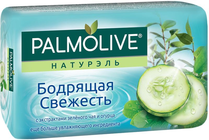 

Мыло Palmolive Натурэль Бодрящая свежесть с экстрактами зеленого чая и огурца 90 г