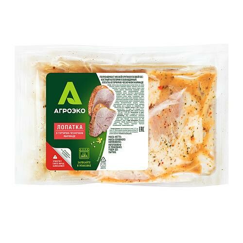 Лопатка Агроэко в горчично-чесночном маринаде вес