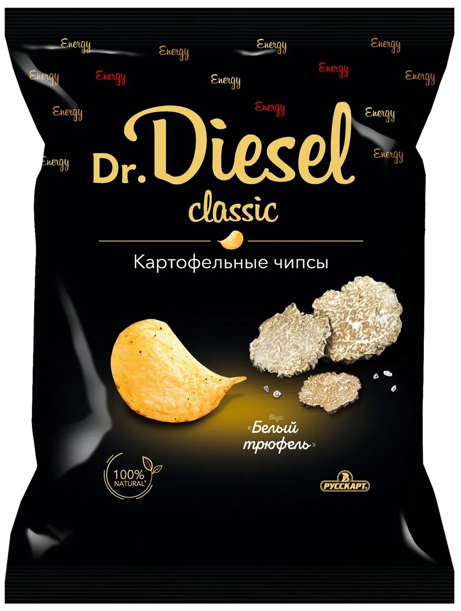 

Чипсы Dr.Diesel Белый трюфель из натурального картофеля 120 г