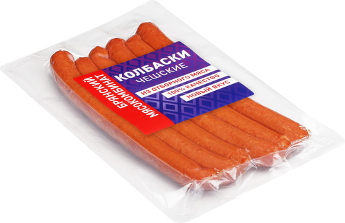 

Колбаски Брянский мясокомбинат Чешские п/к в/у вес