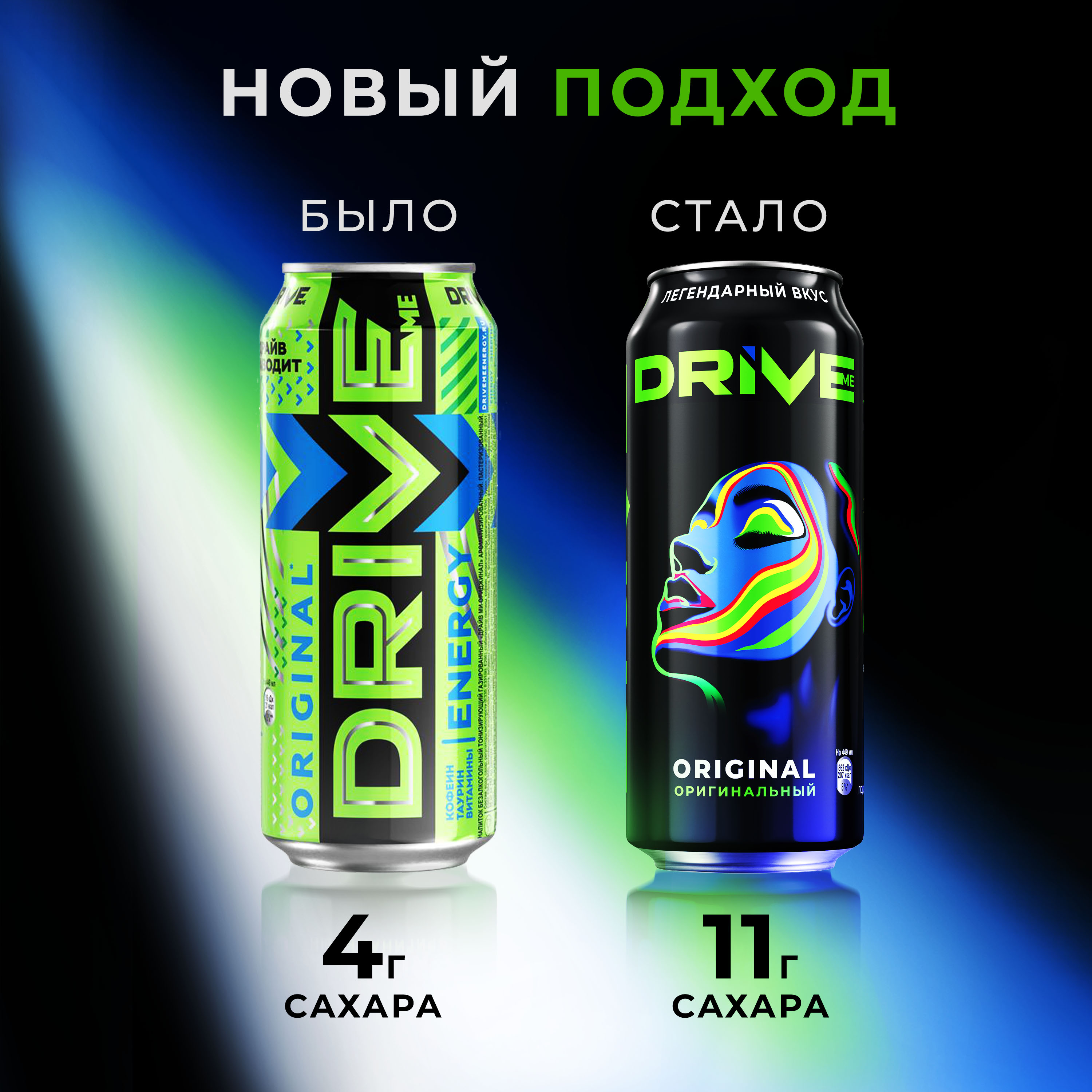 

Напиток тонизирующий энергетический Drive Me Original 0.449 л