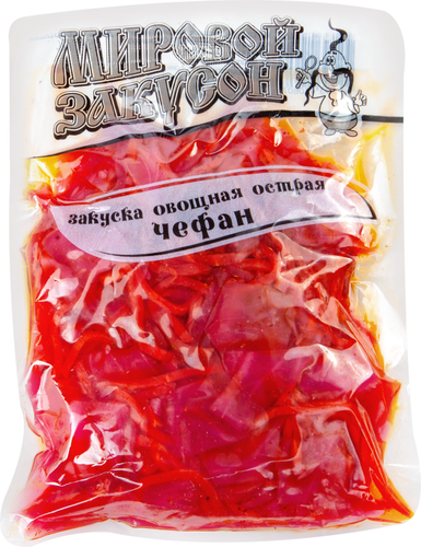 

Закуска Чефан Мировой закусон острая морковь свекла капуста 300 г