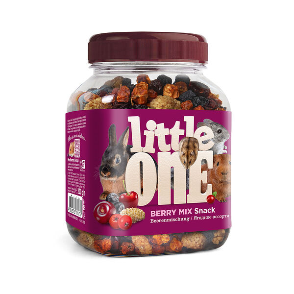 Лакомство для всех видов грызунов Little One Ягодное ассорти 180 г