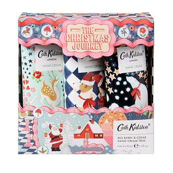 

Набор подарочный Cath Kidston The Christmas Journey из кремов для рук 3 шт. х 30 мл