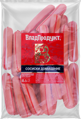 

Сосиски Владпродукт Домашние категория Б вес