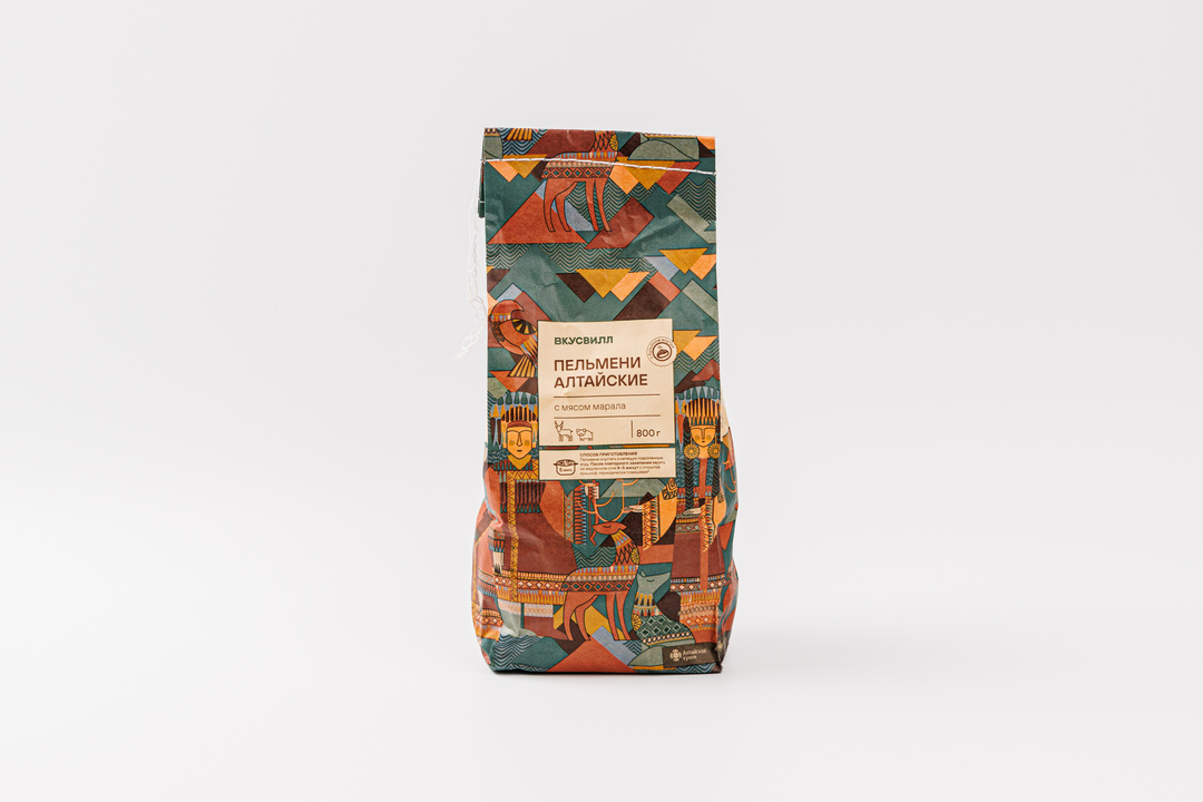 

Пельмени ВкусВилл Алтайские с мясом марала 800 г