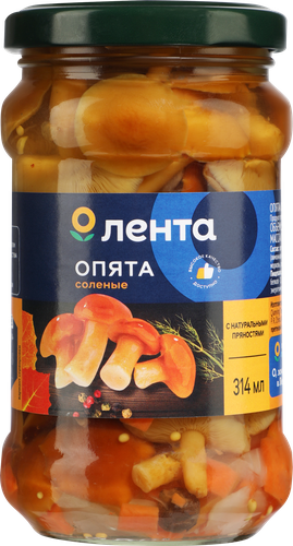 

Опята Лента соленые 280 г