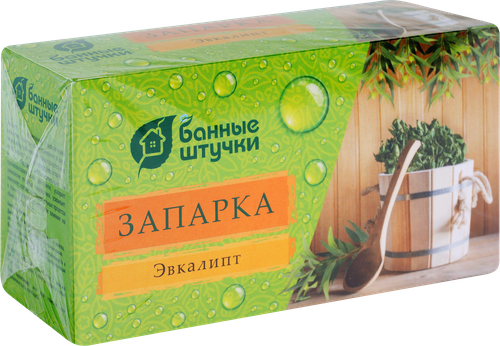 

Запарка для бани Банные шт.учки Листья эвкалипта 20 фильтр-пакетов по 1.5 г