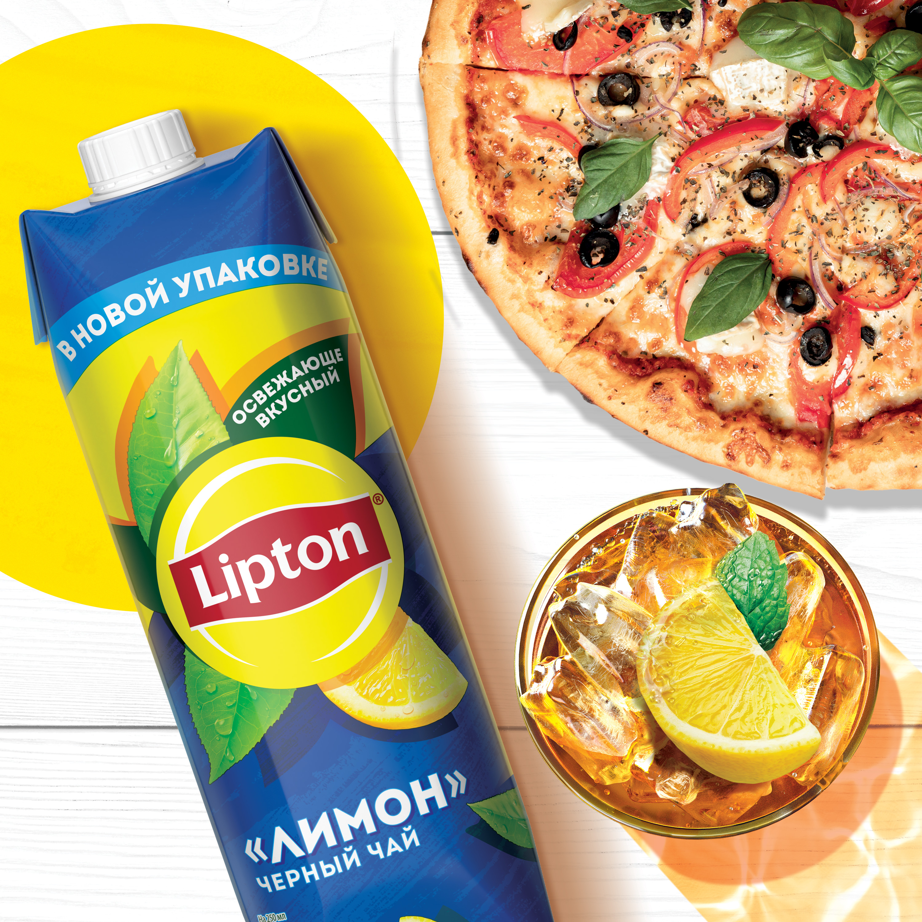 

Холодный чай Lipton Лимон 0.95 л