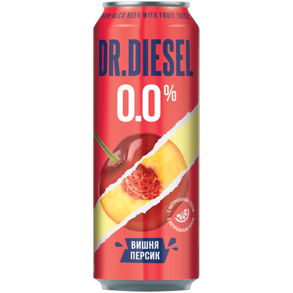 

Пивной напиток Dr.Diesel безалкогольный вишня и персик 430 мл