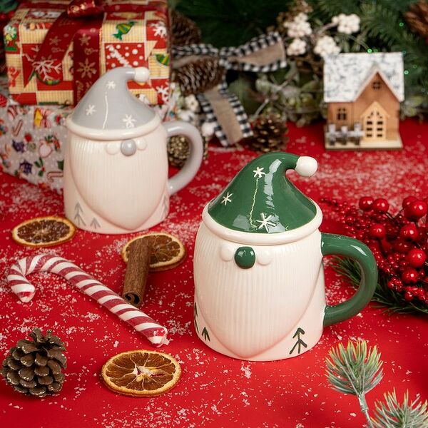 Кружка с крышкой 