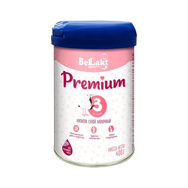 Напиток сухой молочный Беллакт Premium 3 400г ж/б ДП