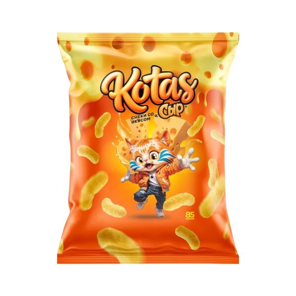 Снеки Kotas кукурузные палочки со вк Сыр 85г