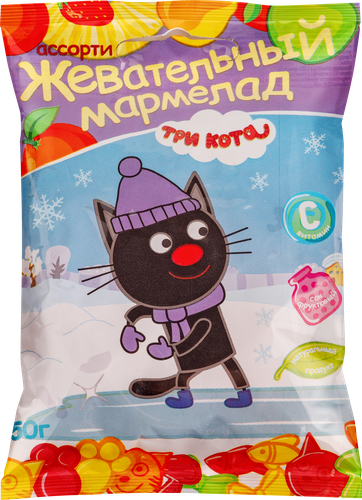 

Жевательный мармелад Три кота желейный 50 г