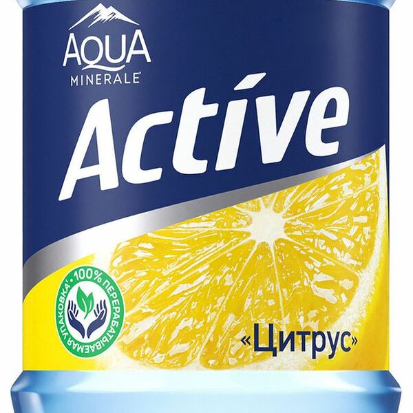 Вода негазированная Aqua Minerale Active цитрус 600 мл