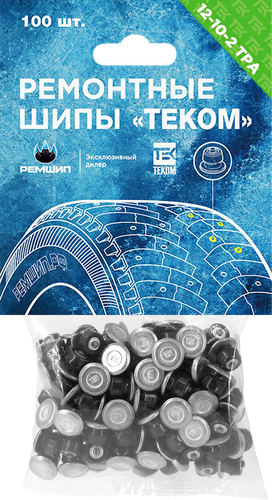 

Шипы ремонтные Теком 12-10-2ТРА 100 шт.