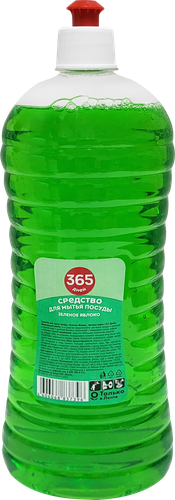 

Средство для мытья посуды 365 дней Зеленое яблоко 1 л